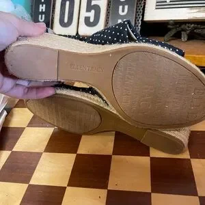 Ellen Tracy | Shoes | Ellen Tracy Black Polka Dot Womens  display picture 1